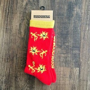 Psockadelic Red and Yellow Socks